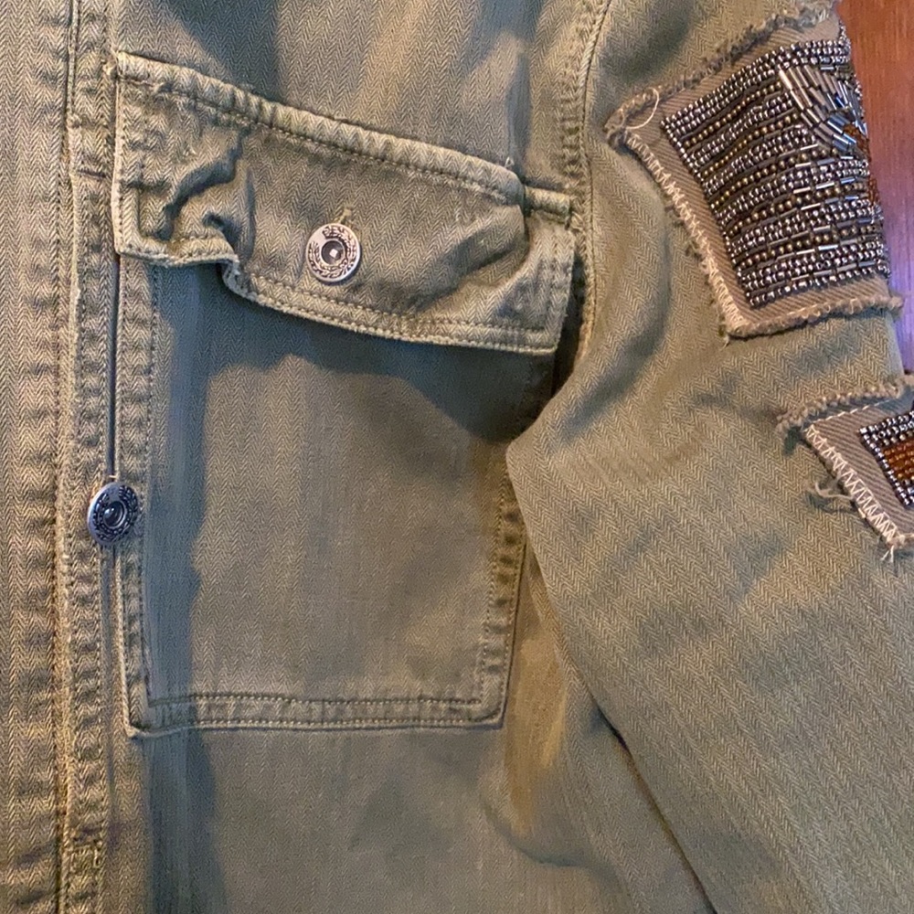 🛑SOLD Free people embellished military jacket - Picture 7 of 8